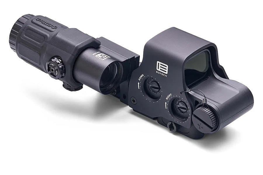 EOTech Holographic Hybrid Green Dot Sight with G33 Magnifier and STS Mount 